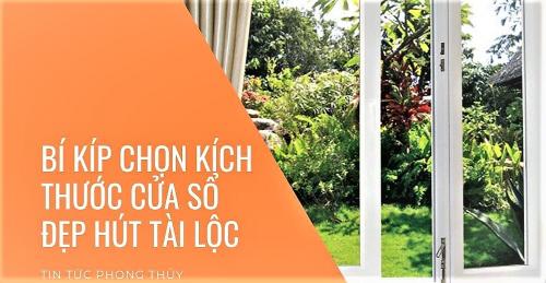 Kích Thước Cửa Sổ 2 Cánh, 4 Cánh Chuẩn Theo Phong Thủy Mà ít Ai Biết