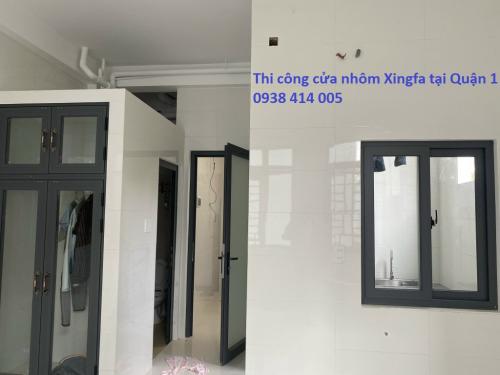 Thi công lắp đặt cửa nhôm xingfa tại quận 1